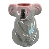ARTSEWPLY Koala Förmiger Tiki Becher aus Keramik Cocktail und Wasserbecher Leichter Trinkkrug für Party Bar und Zuhause