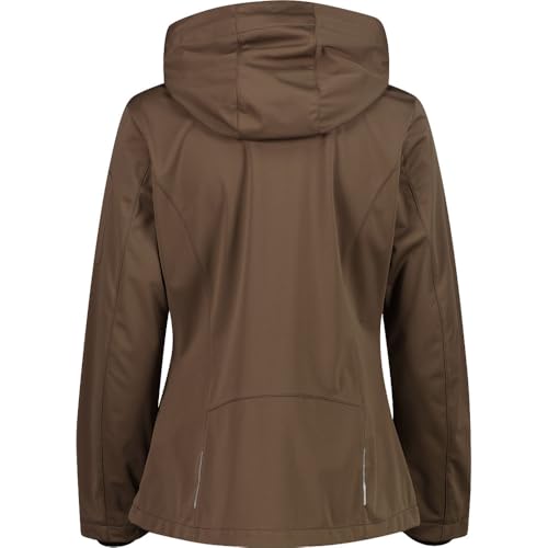 Veste softshell légère CMP femme toffee vêtement extérieur grande taille 3XL - 2