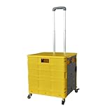 Carrito de la compra plegable, diseño ligero y portátil para uso en supermercados y supermercados