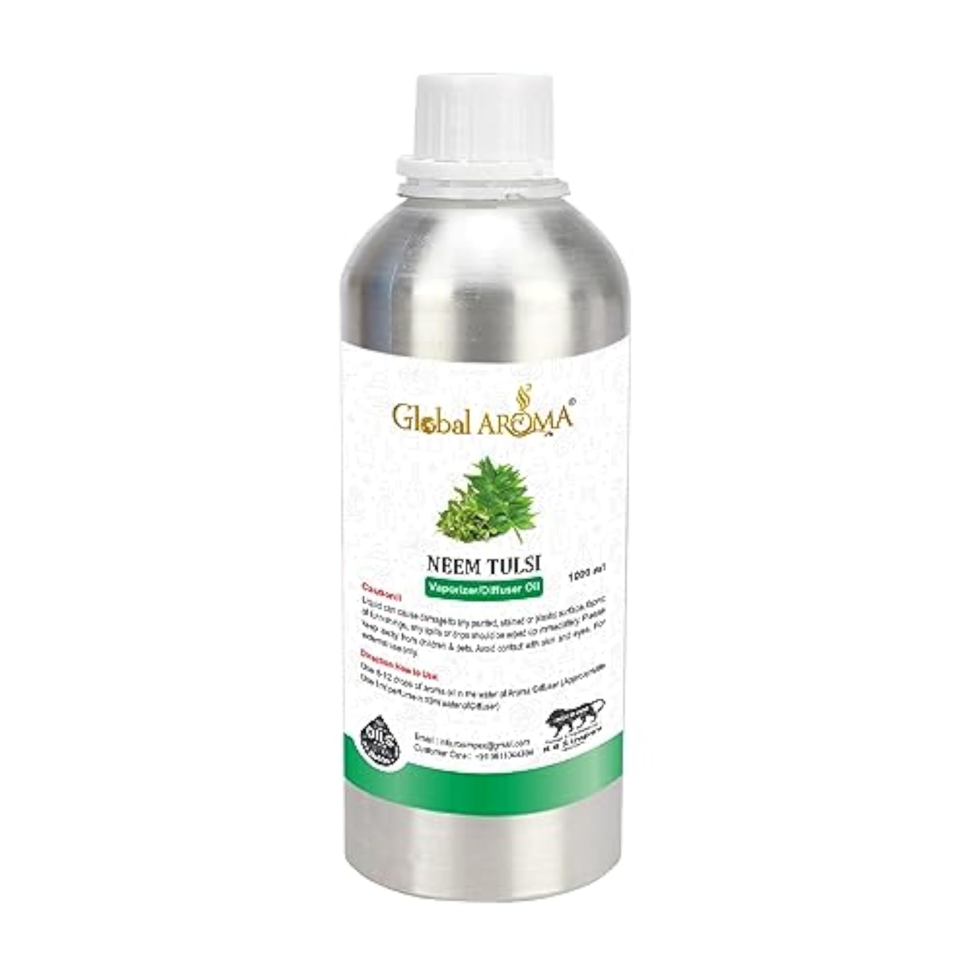 Neem Tulsi Diffuser Oil for Relax Calm Mood, Natural Aromatherapy