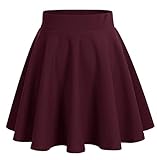 rock rot kurz [Dresstells Damen Midi Rock]:Diesen Schwarz Rock wird durch Amazon verschickt,Sie können es blitzschnell bekommen.Kostenlos Rücksendung.