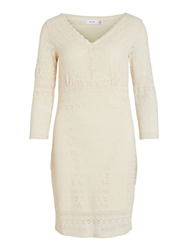 Vila Damen Kleid CHIKKA Creme S