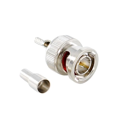 Conector macho BNC para reparar cables RG174 y RG316 sin perder potencia de señal 6