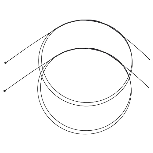 Gogogmee Mountain and Road Bike Cable 2pcs 1.6m Length Replacement Shifting Wire Bike Supplies