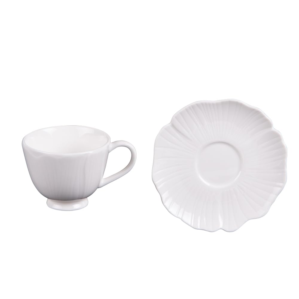 Table Passion - Tasse à café avec sous tasse Ginkgo 10 cl (lot de 6)