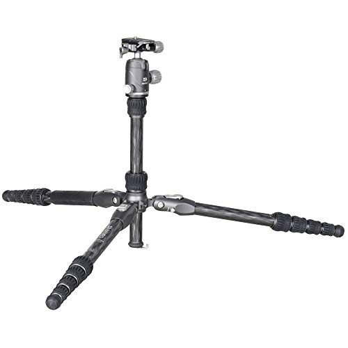 Benro Rhino Carbon Fiber Zero Series Tripod/Monopod With Vx20 Ballhead, 5 Leg Sections, Twist Leg Locks, Padded Carrying Case (Frhn05Cvx20) #TOP5