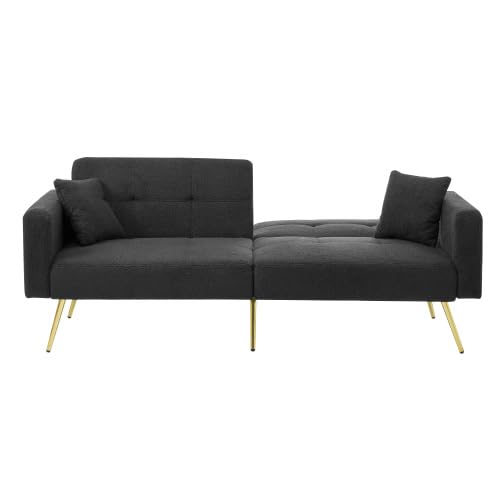 Konvertibles Polster-Loveseat mit Verstellbarer Rückenlehne und Robustem Rahmen – Klappbare Couch, Vielseitige Sitzlösung Optimal für Wohnzimmer, Wohnung und Home-Office
