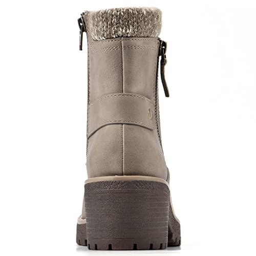 Cliffs By White Mountain Women's Blasting Boot, Stone/Nubuck, 6.5 M #TOP3