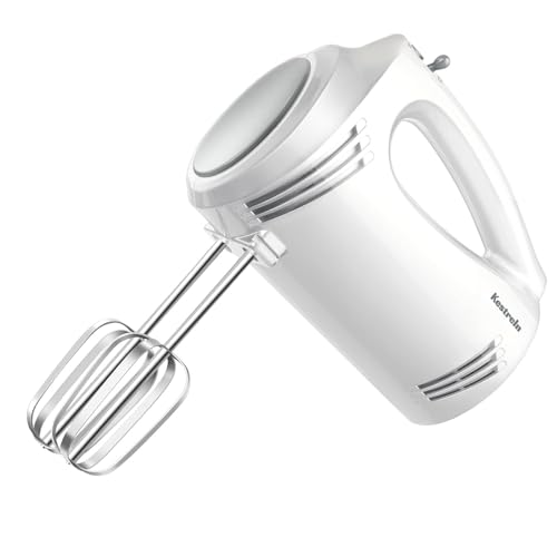 Kestreln S1 Electric Hand Mixer, 350W, 5-Speed Mixer with Stainless Steel Whisk & Dough Hook,...