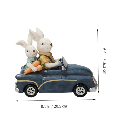 Décoration de Pâques forme lapin pour centre de table - 3