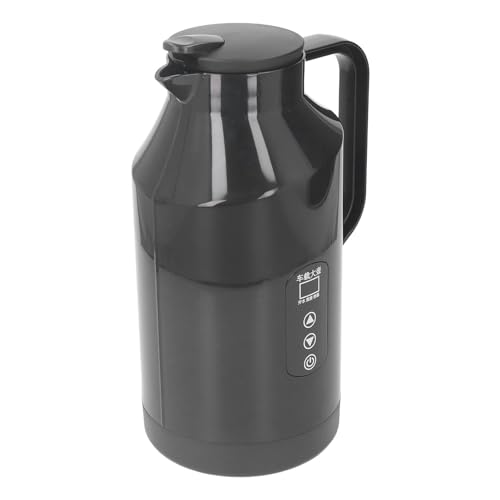 Hervidor eléctrico para auto 12V 1500ml acero miniatura 5