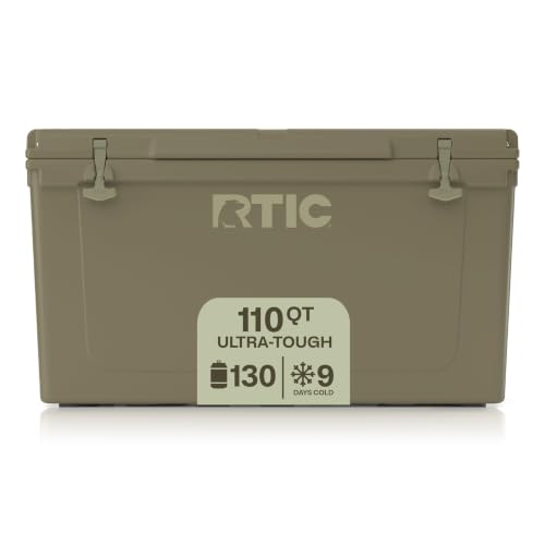 RTIC 110 QT Ultra-Tough Hard Cooler, Olive