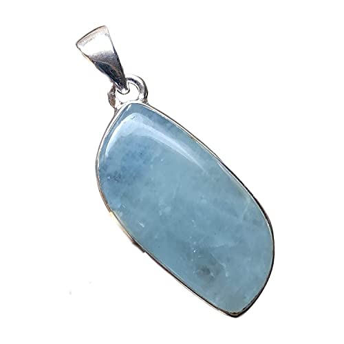 Natural Aquamarine 925 Solid Sterling...