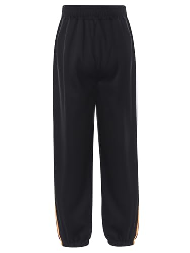 Kids Sweatpants Boys Post Surgery Pants Tear Away Button Color Block Trousers Basketball Bottoms4