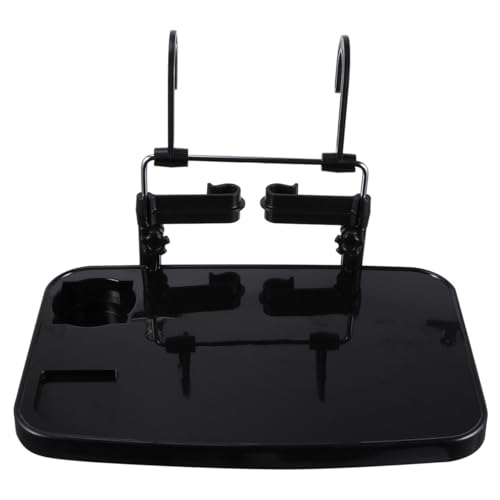 LABRIMP 車載折りたたみテーブル 高耐久素材採用 多機能車用ノートパソコントレイ 食事や作業に コンパクト収納可能 角でほとんどの車種対