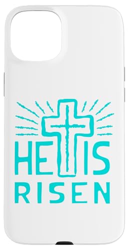 Jesus Is Alive He Has Risen Christ Rose From The Dead �C�[�X�^�[ �X�}�z�P�[�X iPhone 15 Plus �p