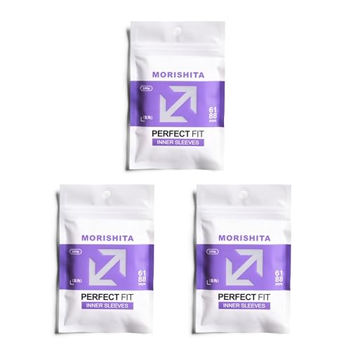 Morishita 300 Pack Clear Trading Card Sleeves, Premium Protective for Japanese-Sized Cards, Compatible with OCG