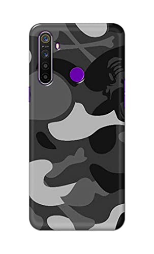 Image of Printed Hard Back Cover Case for Realme 5 | Realme 5s | Realme 5i | Realme Narzo 10 Back Cover (Army Pattern) -702