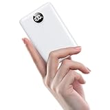 モバイルバッテリー大容量 20000mAh 【2025新登場·超薄型】モバイルバッテリー 軽量 小型 急速充電 3台同時充電 スマホ充電器 Type-Cポート出入力 2.4A 急速充電 コンパクト持ち運び便利 PSE技術認証済 安全回路保護 機内持ち込み可/出張 携帯充電器 スマホ充電 iPhone/Android/iPad/AirPodsなど各種対応 (ホワイト) image