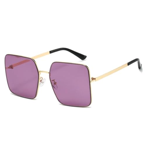Lunettes de soleil pour femmes grand format violettes chic