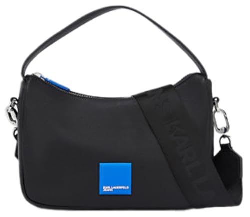 Karl Lagerfeld Jeans, Damen, Box Logo Soft Crossbody, Schwarz, One size