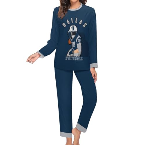 Customized Pajamas Set Name Number Long Sleeve Sleepwear Suit Gifts for Mom Daughter Wife Men Women2
