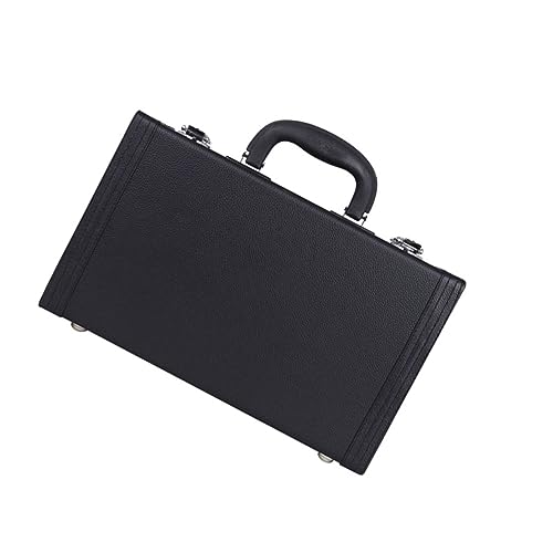 ERINGOGO Box Portable Hard Shell Clarinet Case Black Clarinet Carrying Bag with Comfortable Handle Scratch Resistant Design for Safe Transport of Musical Instruments