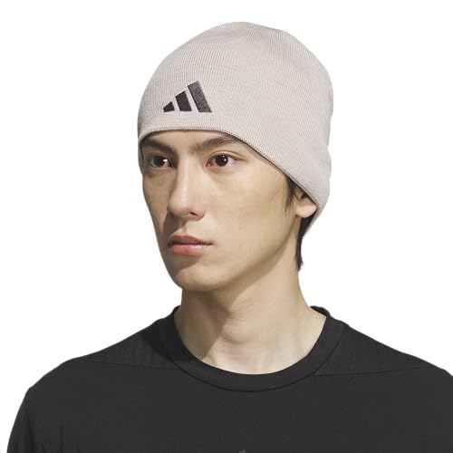 Image of adidas Men's Reversible Skully Beanie - Two-Sided Skull Cap Winter Hat
