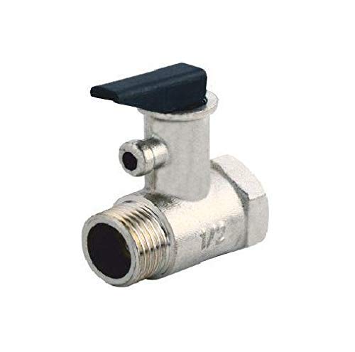 JXPERT Metal Electric Water Heater Pressure Relieve/ Check Valve /safety valve/prv/nrv/non return valve 0.75Mpa, Silver for racold/ao smith/crompton/hindware/khaitan/sunflame and all other brands.used in multi story buildings and with high pressure pump using building.