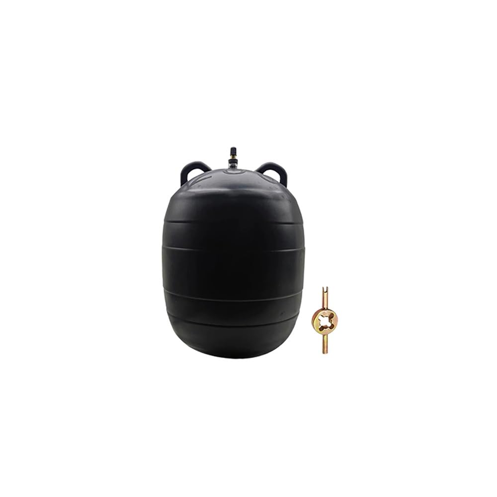 1 Set Inflatable Rubber Pipe Plug - Compact Sewer Test Ball for DN50-DN200 Pipes, for Plumbing Pressure Testing(DN200 Set)