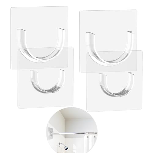 PANKQQ 4-Pack Shower Curtain Holder