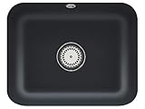 Villeroy & Boch Cisterna 60C Pure Black - 6706 01 R7 Keramikspüle Handbetätigung