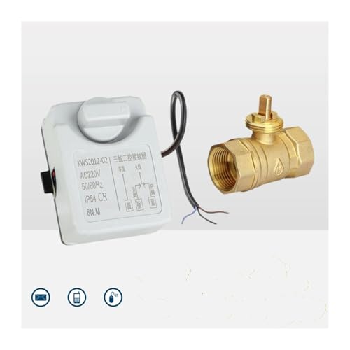Vanne à bille électrique motorisée DN20 AC220V arrêt eau pour circuit solaire