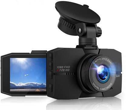 DC02 Dash Cam Front and Rear Full HD Dual Dashboard Camera for Cars with 3 Inches(7.6cm) Screen Night Vision 170Β° (431.8cm) Wide Angle G-Sensor Loop Recording Parking Mode