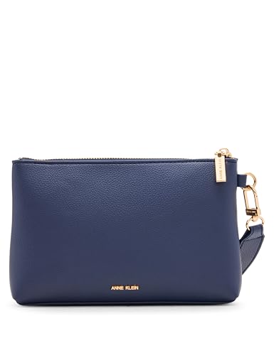 Anne Klein Womens Large Wristlet Pouch, Midnight3