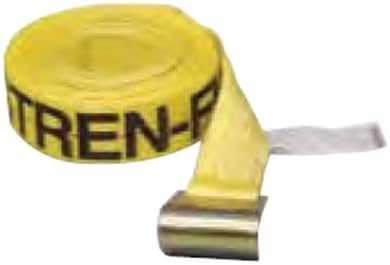 Stren-FlexRSI2027PFH Heavy Duty Replacement Strap with Flat Hooks, 4" x 27'