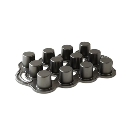 Nordic Ware Grand Popover molde de doce cavidades para repostería gris 6
