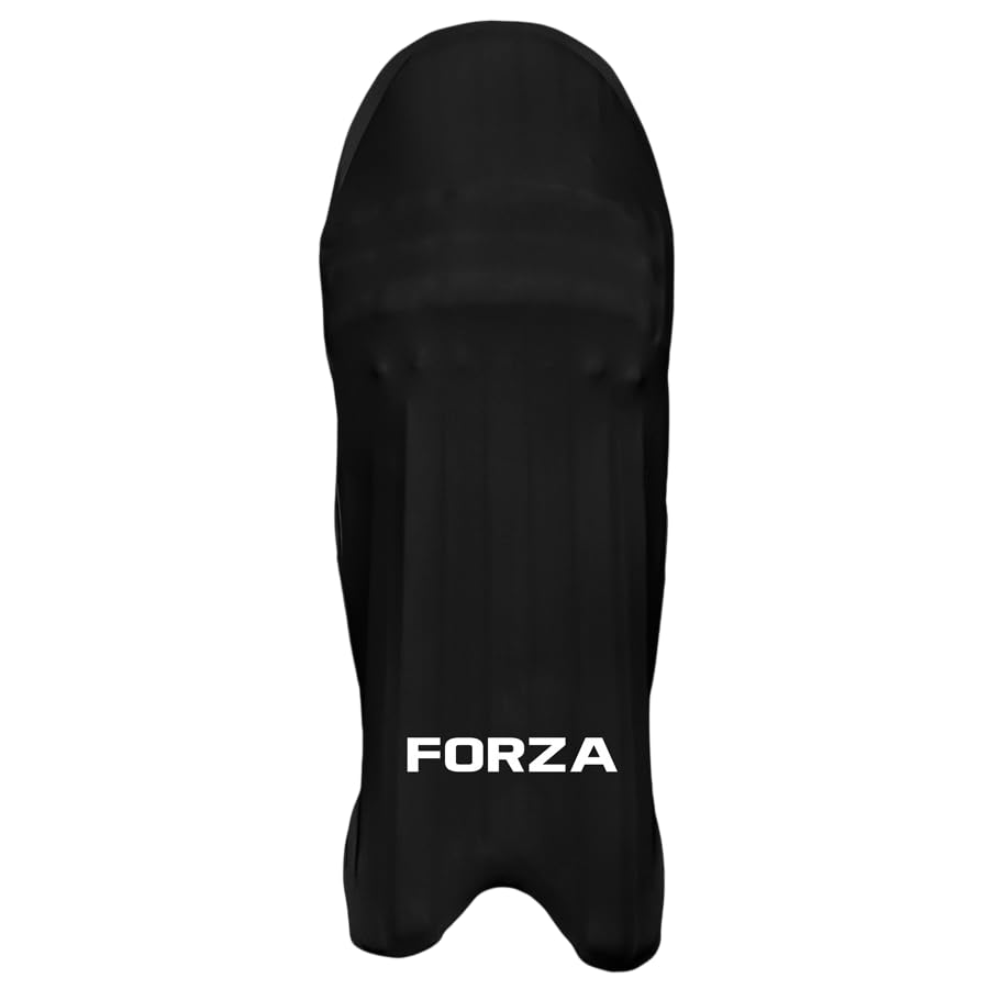 FORTRESS Cricket Pad Covers - 9 Colours | Batting Pads | Wicket Keeper Pads (Batting Pads, Black) — image 1