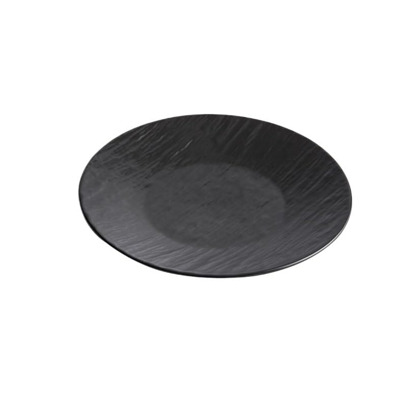 Teller Kreativer runder weißer Keramik-Essteller, Hotel-Kochschüssel, Restaurant-Steakbrot-Essteller, Küchenutensilien, Porzellan-Kaltspeiseteller Geschirr(10 inch-01)