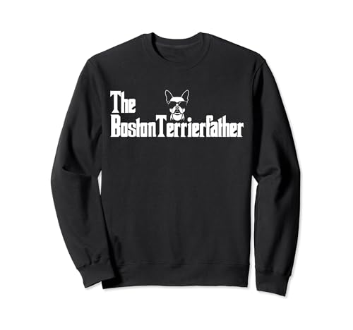 Camisetas para papá y perro Boston Terrier de Boston Terrier Sudadera