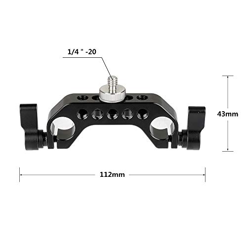 Image of CAMVATE 15mm Rod Bracket with 1 /4 inch-20 Thread Mount for 15mm Shoulder Rig