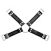 Mens Double-Shoulder Leather Chest Harness, Men's Sexy Punk Body Harness Belt, Adjustable Gothic Erotic Bondaged Strap Top, SM Nightclub Cosplay Clubwear Rave Armor