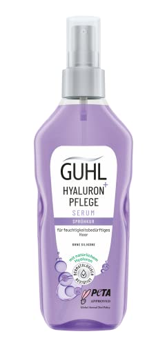 Guhl Hyaluron+ Pflege Serum-Sprühkur - Inhalt: 150 ml - Haartyp: feuchtigkeitsbedürftig - Ohne Silikone - Mit natürlichem Hyaluron