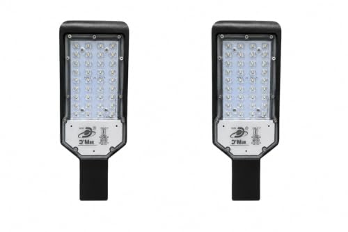 Image of D'Mak LED Street Light White Focus with Lens Waterproof IP65 for Outdoor Purposes (Pack of 2, 36W LED Street Light)