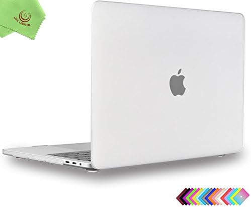 MacBook Pro 13 Case 2017 2016, UESWILL Smooth Soft-Touch Hard Case for MacBook Pro 13-inch, 2/4 Thunderbolt 3 ports - with/ without Touch Bar, A1706 / A1708, Clear