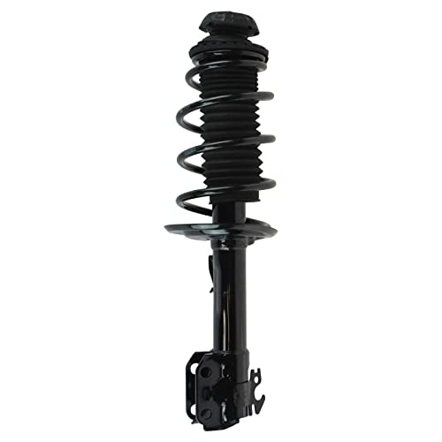 Image of TRQ Front Driver and Passenger Side Strut and Spring Assembly Set Loaded Compatible with 07-12 Toyota Yaris