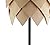 JONATHAN Y JYL6124A Simon 63" Pinecone Wood/Metal LED Floor Lamp, Contemporary, Modern, Organic, Office, Bedroom, Living Room, Family Room, Dining Room, Kitchen, Natural/Black