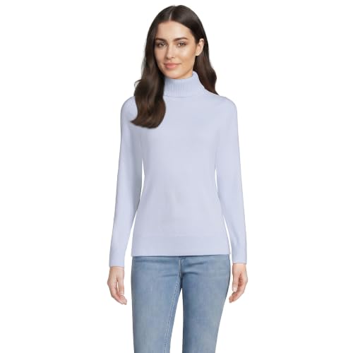 Image of Lands' End Women's Cashmere Turtleneck Sweater