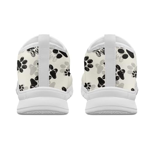 Women's Slip on Sneakers Casual Shoes Loafers Non Slip Breathable Comfortable Walking Sneakers Gifts for Women Girls White Sole Size 5.5-11.53