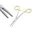 LAJA Imports Dental HEMOSTAT Halsted-Mosquito Straight (4 3/4â€ / 120 mm). Hemostat Jaws Have Interlocking Teeth